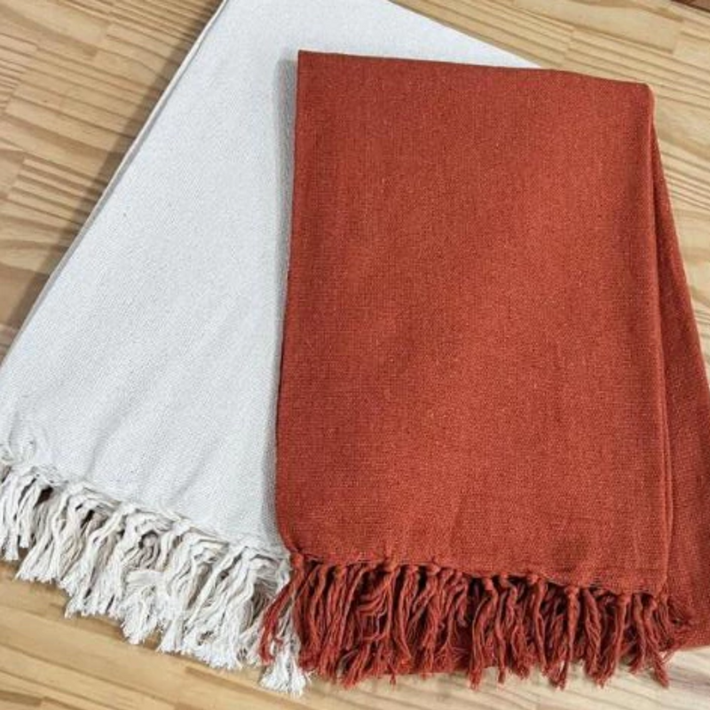 Kit Aurora - Vem 2 Mantas Grande Decorativa para Sofá