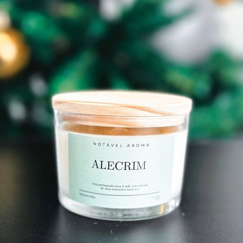 Vela Aromática com Óleos Essenciais – House Prime Brasil