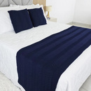 Kit Peseira Tricot Casal com 2 Almofadas | House Prime Brasil