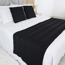 Kit Peseira Tricot Casal com 2 Almofadas | House Prime Brasil