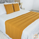 Kit Peseira Tricot Casal com 2 Almofadas | House Prime Brasil