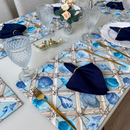 Kit 18 Peças Jogo Americano com Guardanapos e Argolas - House Prime Brasil