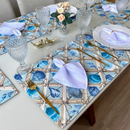 Kit 18 Peças Jogo Americano com Guardanapos e Argolas - House Prime Brasil