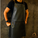 Avental Couro Churrasqueiro Impermeável | House Prime Brasil