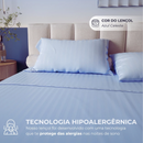 Lençol Micro Percal Penteado 3 Peças 500 Fios  | House Prime Brasil