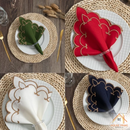 Kit Guardanapos Bordados 35x35cm – House Prime Brasil