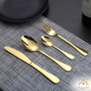 Kit 24 Talheres Dourados Luxo | House Prime Brasil