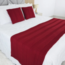 Kit Peseira Tricot Casal com 2 Almofadas | House Prime Brasil