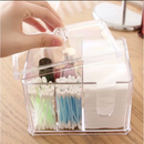 Organizador Acrílico 2 em 1 | Porta Algodão e Cotonete - House Prime Brasil