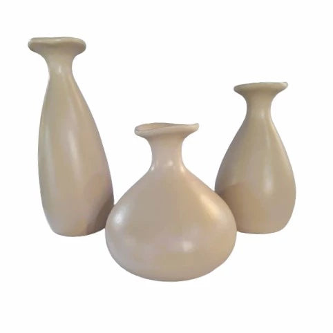 Trio de Vasos Garrafa Cerâmica – House Prime Brasil