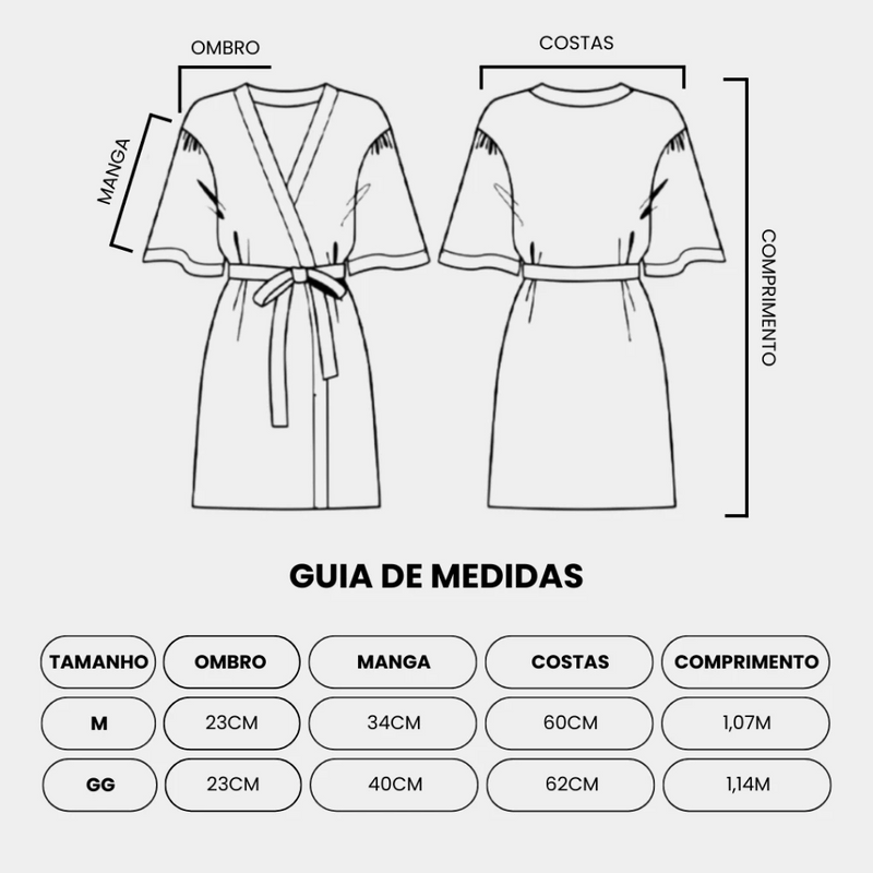Roupão Adulto 100% Algodão Superluxo | House Prime Brasil