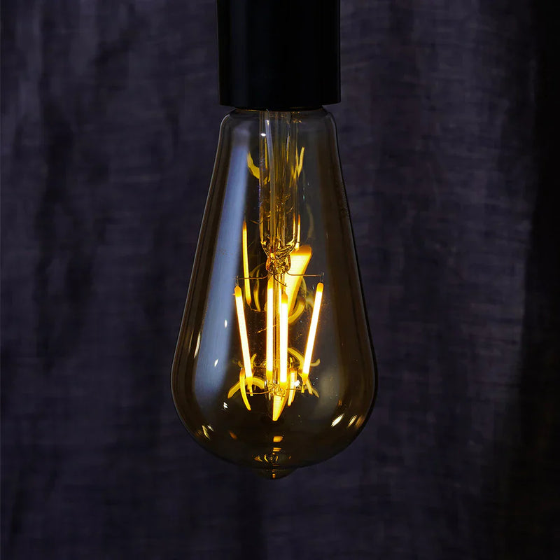 Kit 3 Lâmpadas LED Retrô | Luz Quente 4W - House Prime Brasil