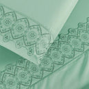 Jogo de Lençol 4 Peças Percal 200 Fios + Bordado Inglês | House Prime Brasil