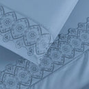 Jogo de Lençol 4 Peças Percal 200 Fios + Bordado Inglês | House Prime Brasil