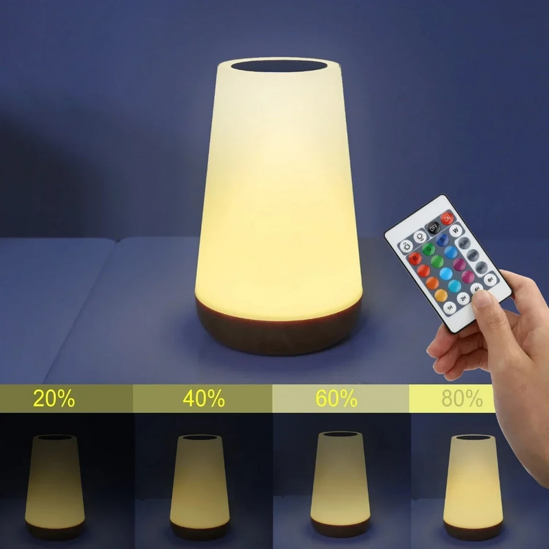 Luminária LED RGB 7 Cores | Com Controle e Timer - House Prime Brasil