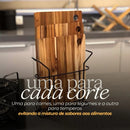 Kit 3 Tábuas para Corte com Suporte | House Prime Brasil