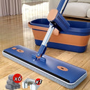 Kit Esfregão e Balde Dobrável