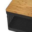 Cesto Organizador 20L Tampa em Bambu