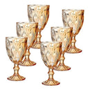 Jogo 6 Taças Vidro Diamante 300ml – House Prime Brasil