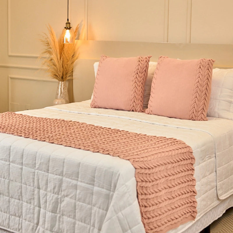 Kit Peseira Tricot com 2 Capas