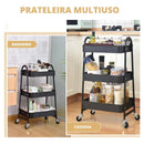 Rack Multi Nível com Rodinhas Prático