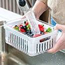 Kit 4 Organizadores Geladeira 2,2L | Cesto Removível - House Prime Brasil