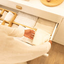 Kit 4 Divisórias de Gavetas Ajustáveis  Bambu  | House Prime Brasil