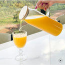 Jarra de Vidro com Tampa de Bambu | House Prime Brasil