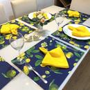 Kit 18 Peças Jogo Americano com Guardanapos e Argolas - House Prime Brasil