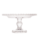 Prato Coração com Pé de Cristal 19,5cm | House Prime Brasil