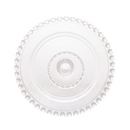 Prato Coração com Pé de Cristal 19,5cm | House Prime Brasil