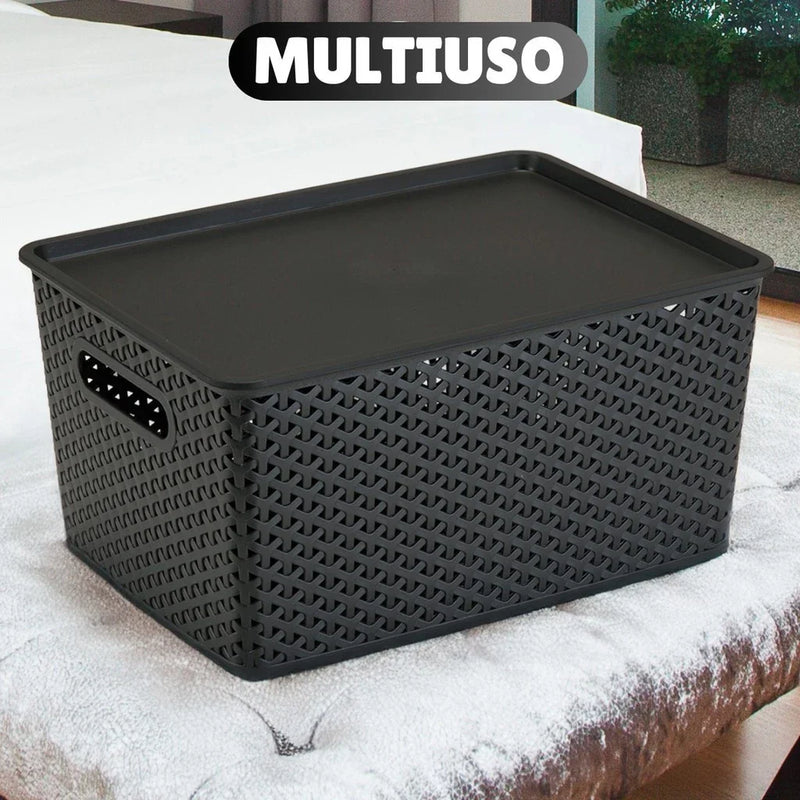 Kit 6 Cestos Rattan 4L – House Prime Brasil