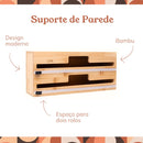 Porta Rolos de Bambu