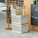 Cesto Organizador 20L Tampa em Bambu