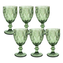 Jogo 6 Taças Vidro Diamante 300ml – House Prime Brasil