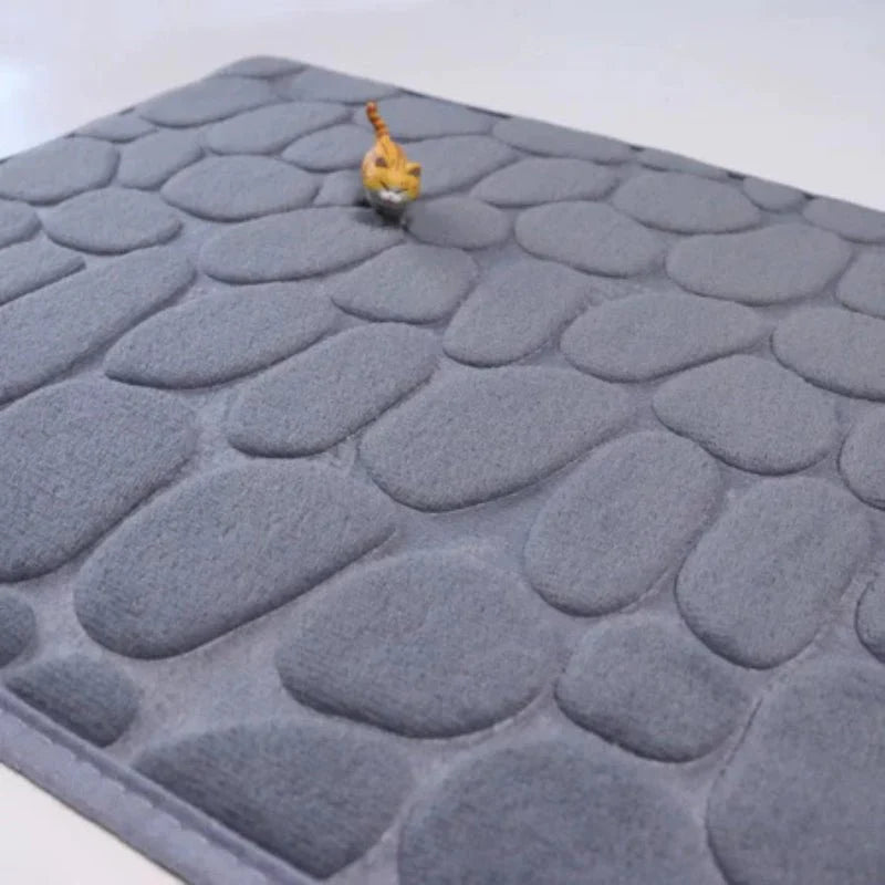 Tapete para banheiro antiderrapante absorvente