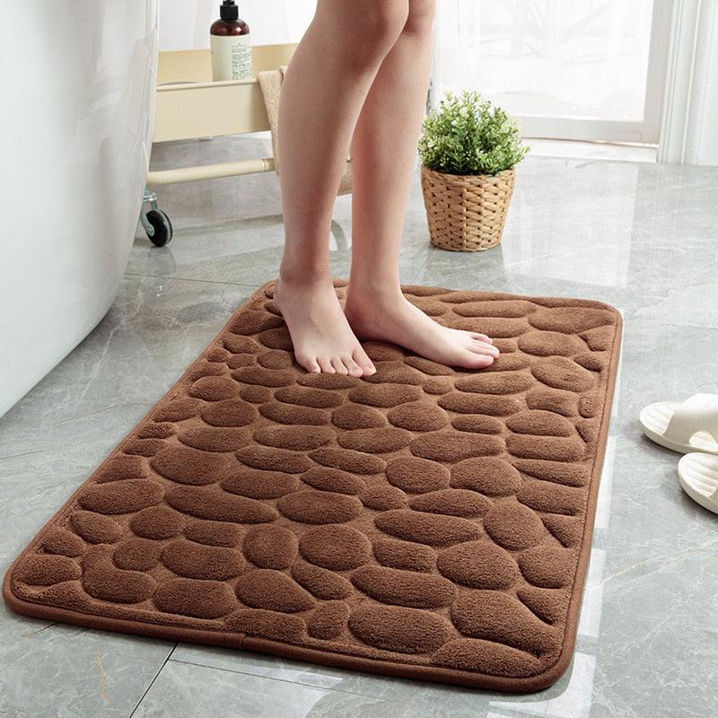 Tapete para banheiro antiderrapante absorvente